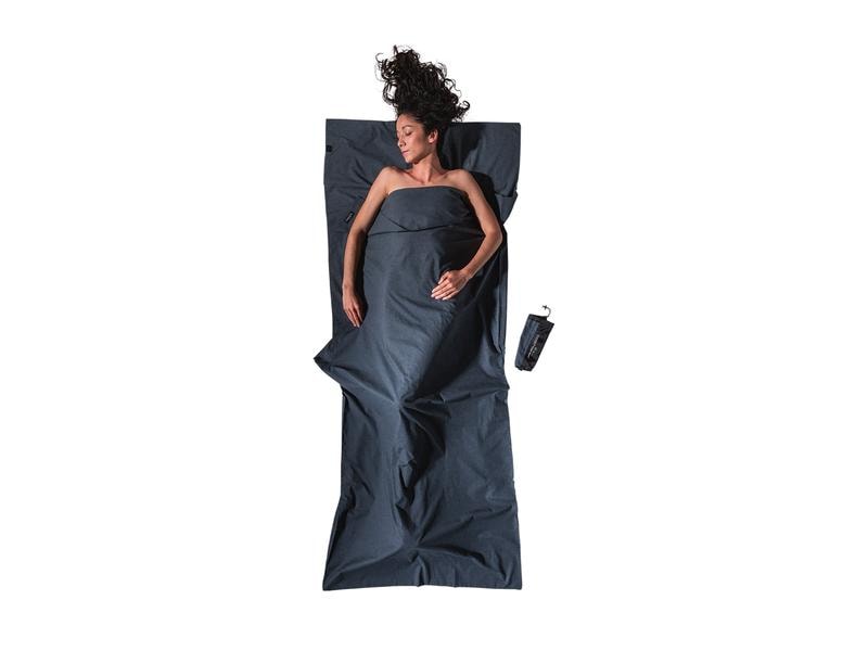 cocoon Schlafsackeinlage TravelSheet, Bio Baumwolle, Grau Innenschlafsack