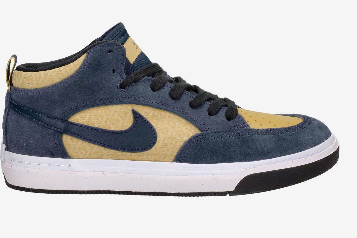 Nike SB React Leo Schuh (thunder blue saturn gold)
