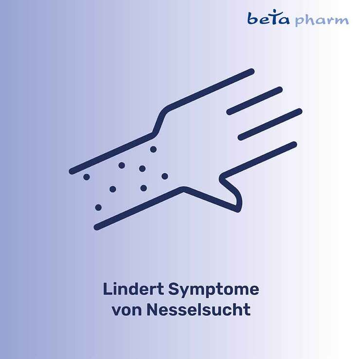 Cetirizin beta Filmtabletten bei Allergien, 20 St