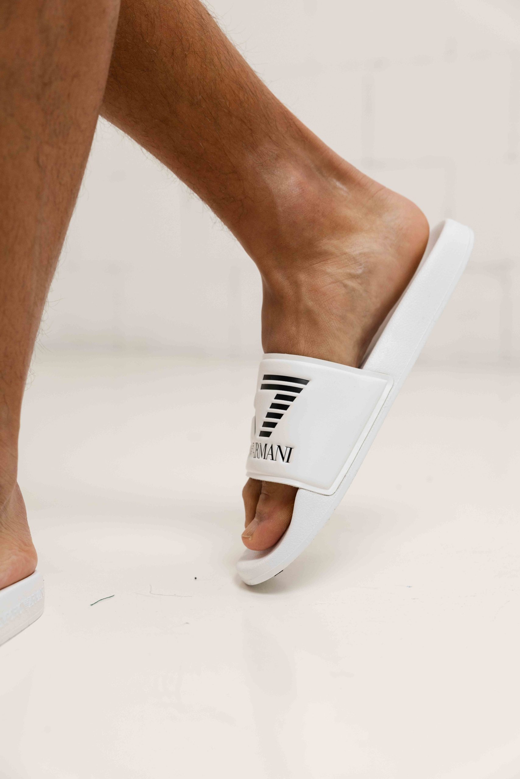 EA7 Emporio Armani Slippers Heren Wit