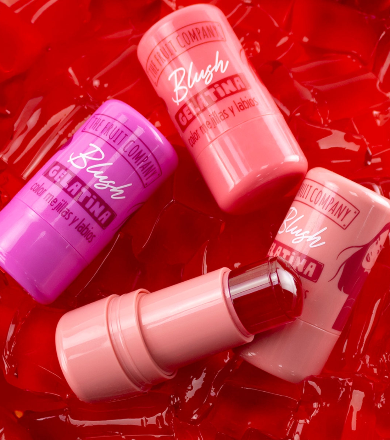 The Fruit Company - Jelly Lip e Cheek Tint - 01: Pêssego