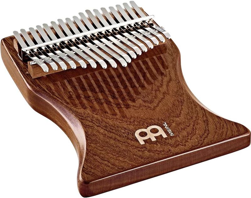 Sonic Energy Solid Body Kalimba – 17 noten in C Major – voor meditatie, yoga, percussie – sapeli hout – inclusief accessoires (KL1702S)