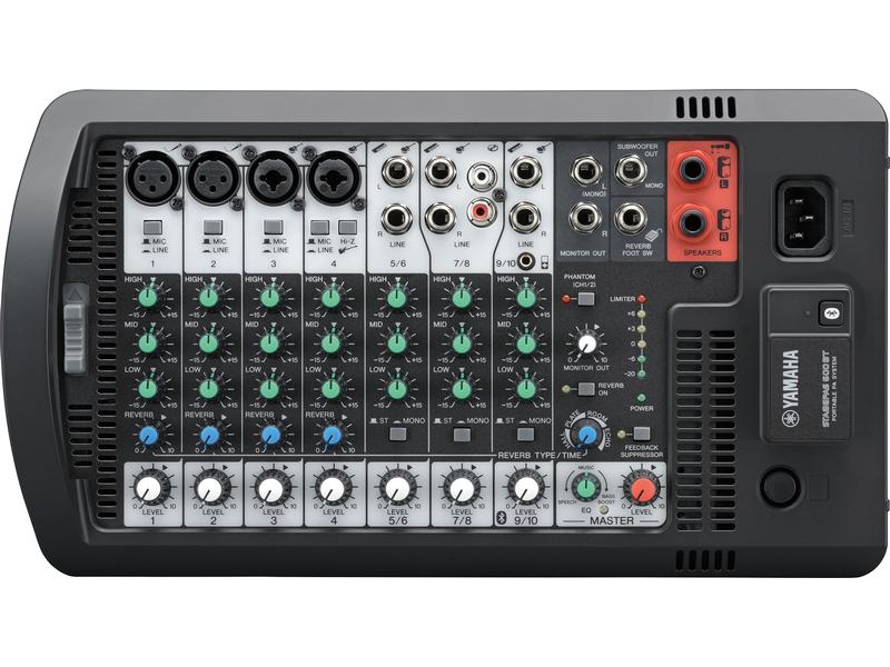 Yamaha PA-System STAGEPAS 600BT mit 600 W Portables PA-System mit 10-Kanal-Mixer und Bluetooth-Konnektivität