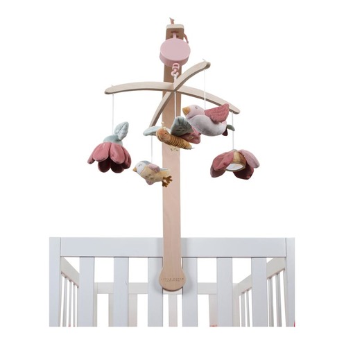 Mobile musical Flowers & Butterflies - LITTLE DUTCH
