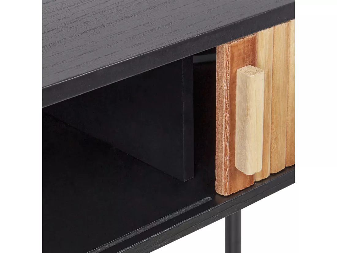 Console CARNEY Bois de paulownia Marron clair
