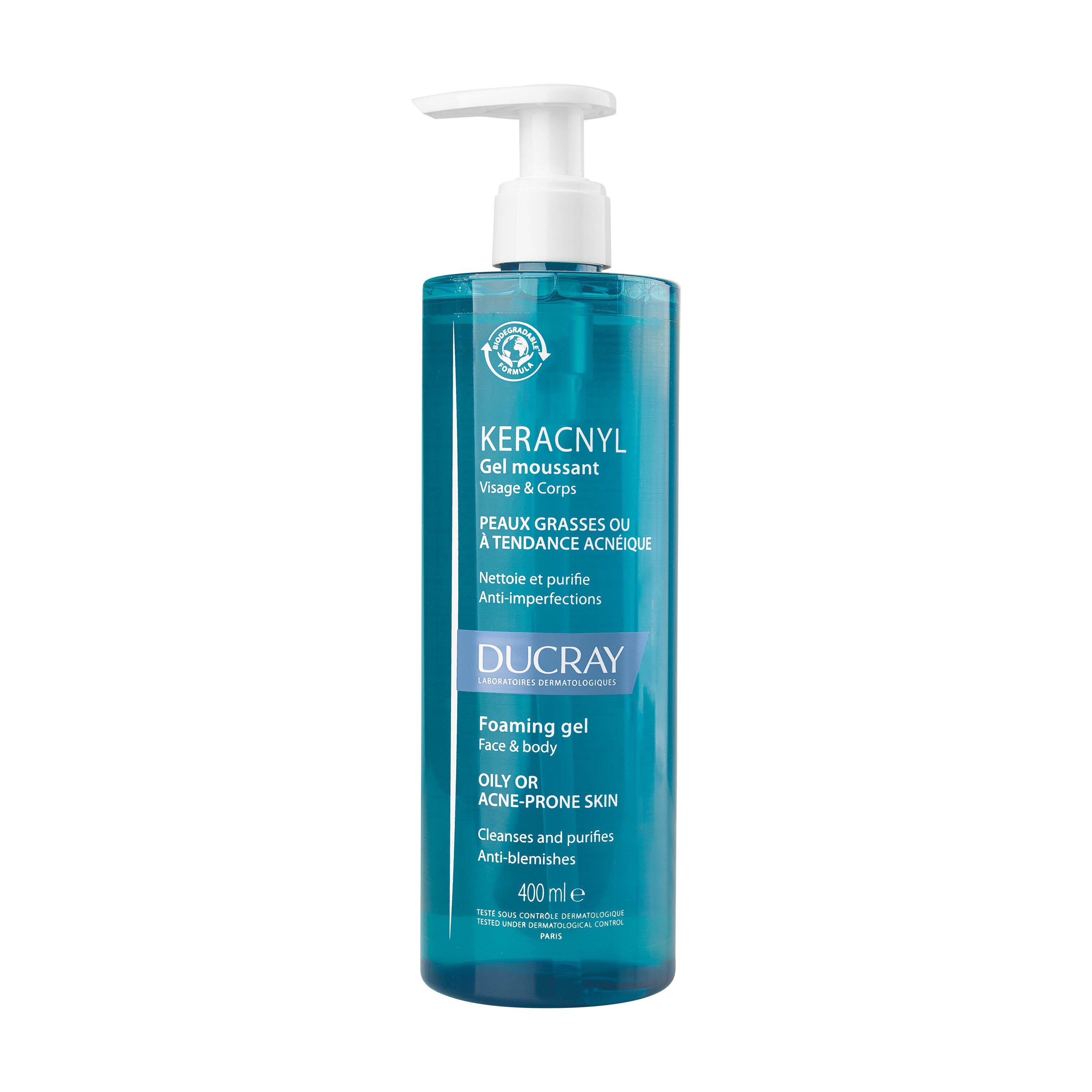 DUCRAY KERACNYL Reinigungsgel Gel Tb 400 ml