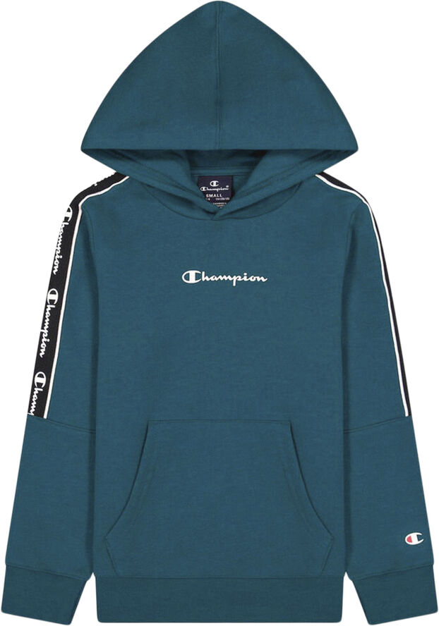 Champion Boys Tape Insert Light Fleece hættetrøje Grøn