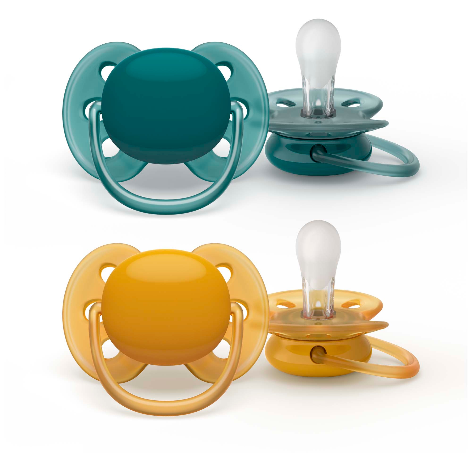 Philips Avent Ultra Soft fopspeen 6-18 mnd 2-pack groen