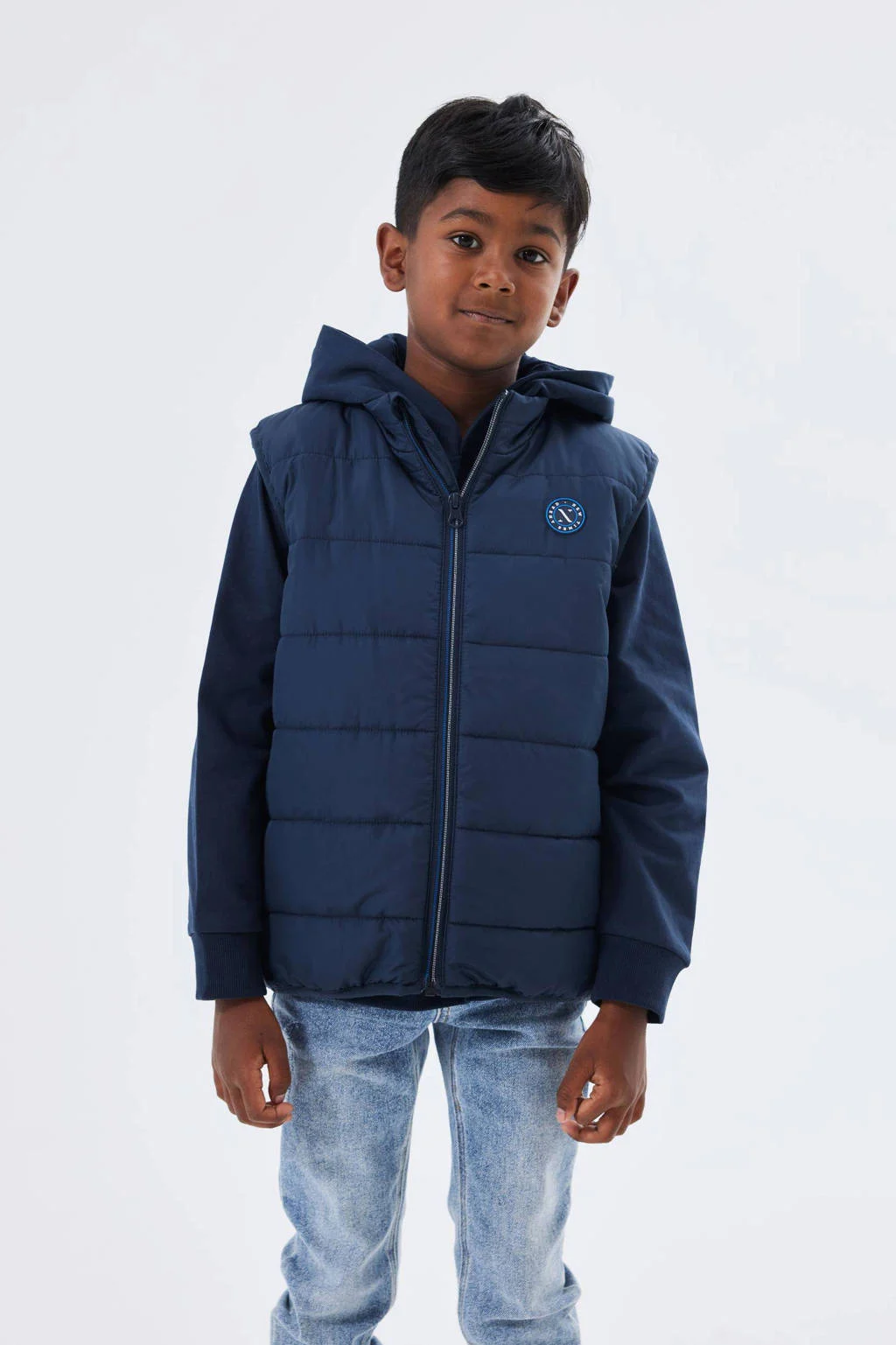 NAME IT bodywarmer NKMMYLANE donkerblauw