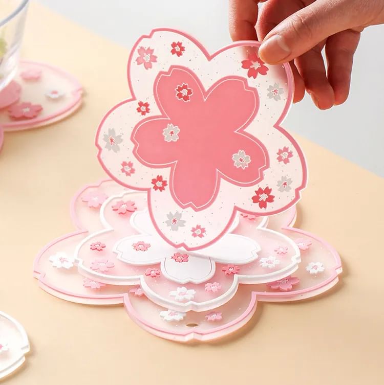 Home Simply - Sakura PVC Onderzetter / Hittebestendige Onderlegger (Verschillende Ontwerpen)