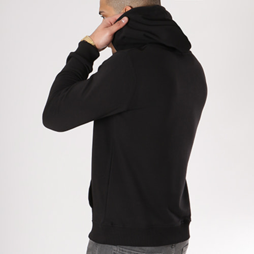 Sweat Capuche Worm Logo Noir