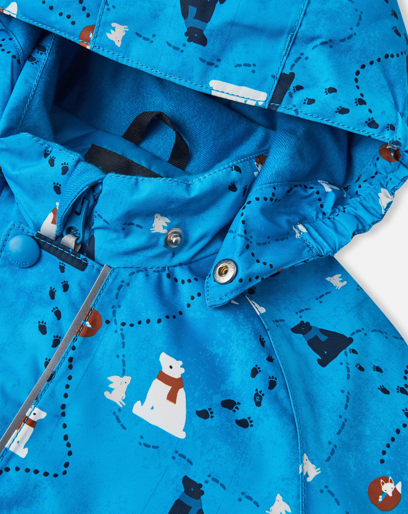 Schneeanzug PUHURI ANIMALS in true blue