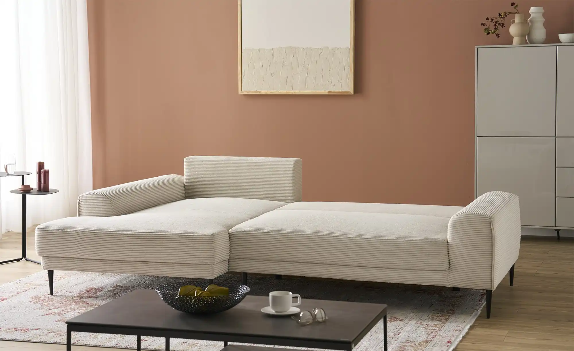switch Ecksofa aus Cord Capitol