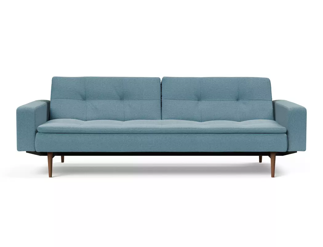 Schlafsofa mit Armlehnen Dublexo Styletto dunkel
