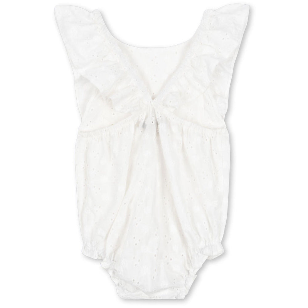 Køb Konges Sløjd Optic White Lacey Romper