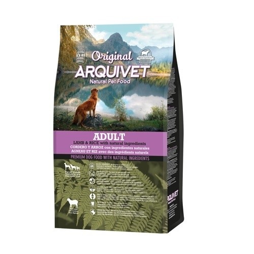 Ração Arquivet Original de Cordeiro e Arroz para Cães Adultos
