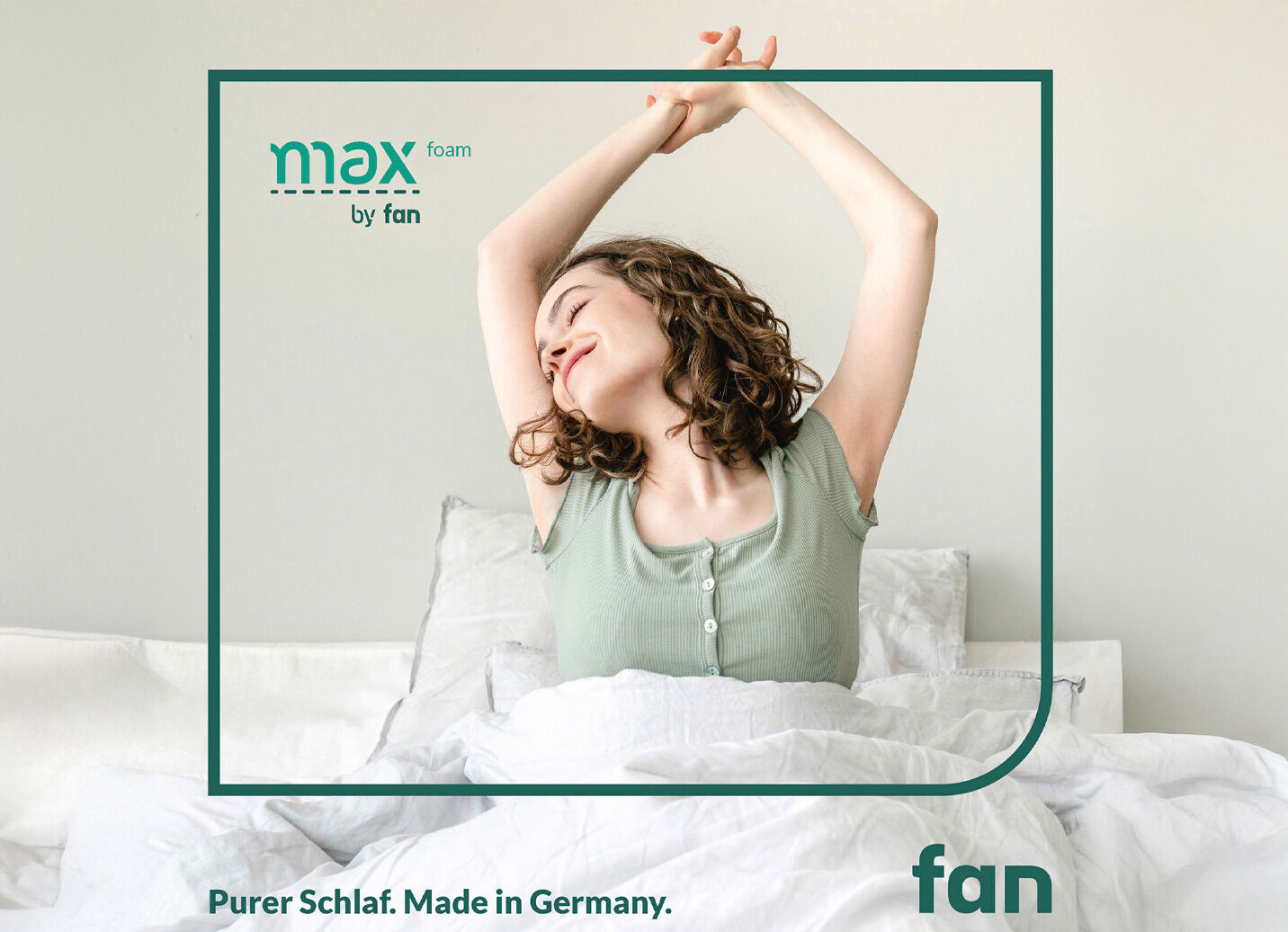 Mehrzonen-Komfortschaumkern-Matratze «max foam by fan»
