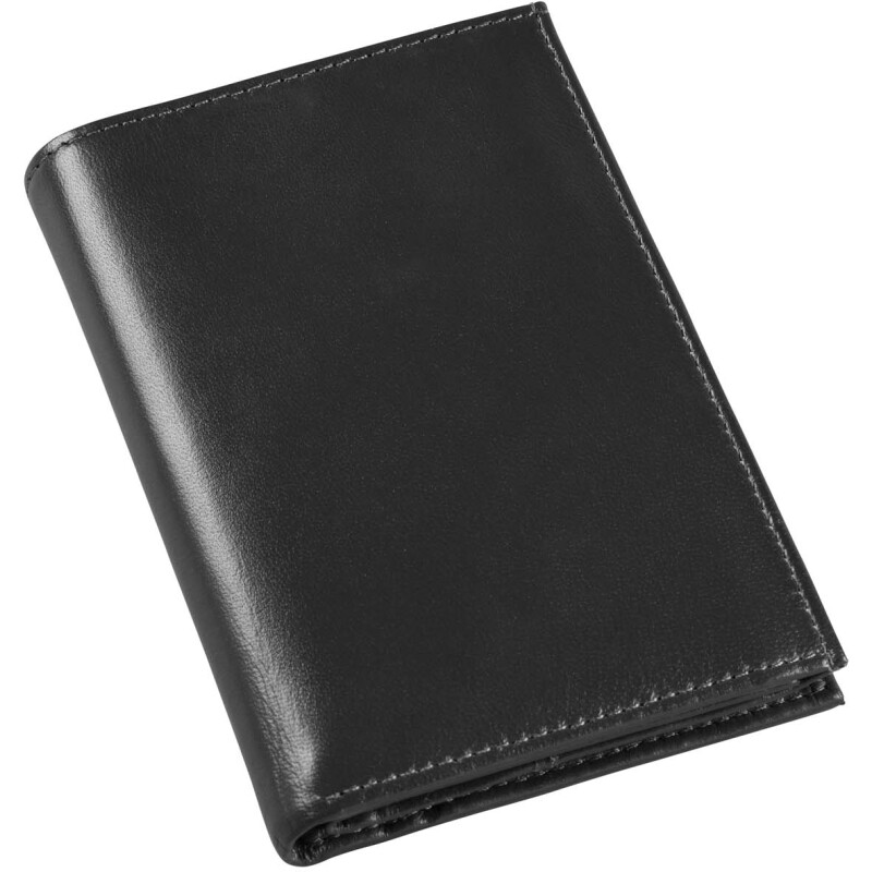 Quo Vadis - Portefeuille à volets - Silky - Noir - 13,5x9,5x1,6 cm - Cuir pleine fleur de vachette
