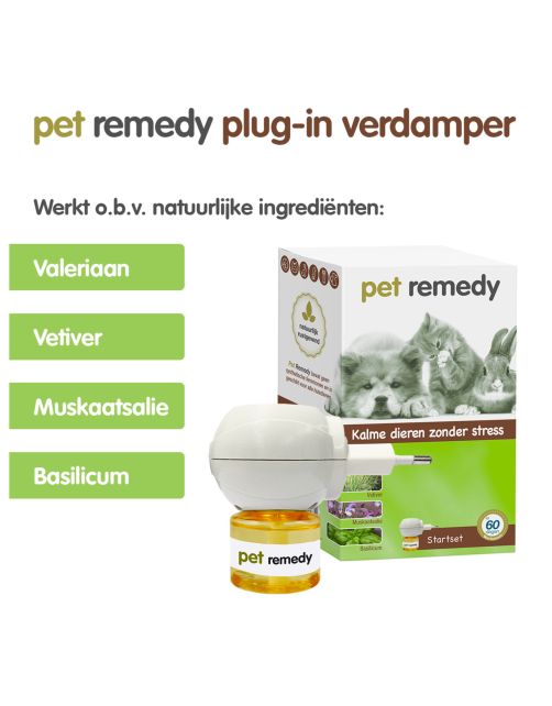 Pet Remedy Verdamper + Vulling - Anti stressmiddel - 40 ml