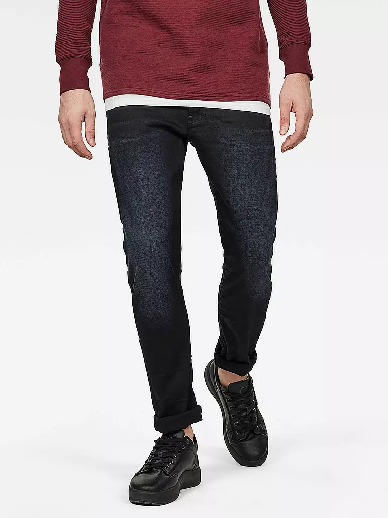 G-STAR RAW Jeans Slim Fit 3301 Slander dunkelblau