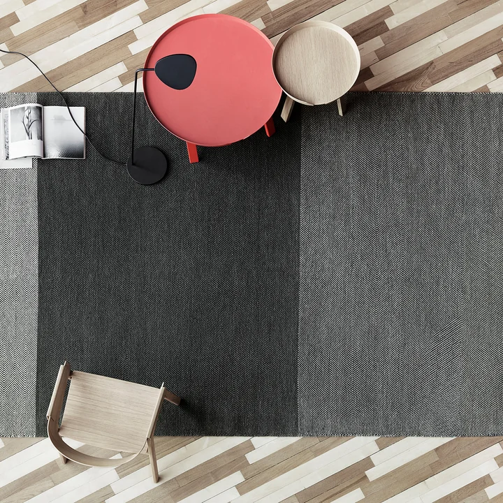Muuto - Around Beistelltisch, Ø 45 cm, schwarz