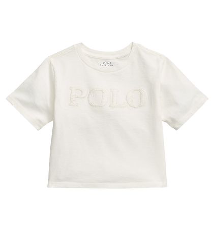 Polo Ralph Lauren T-Shirt - Cropped - Cottage - Weiß