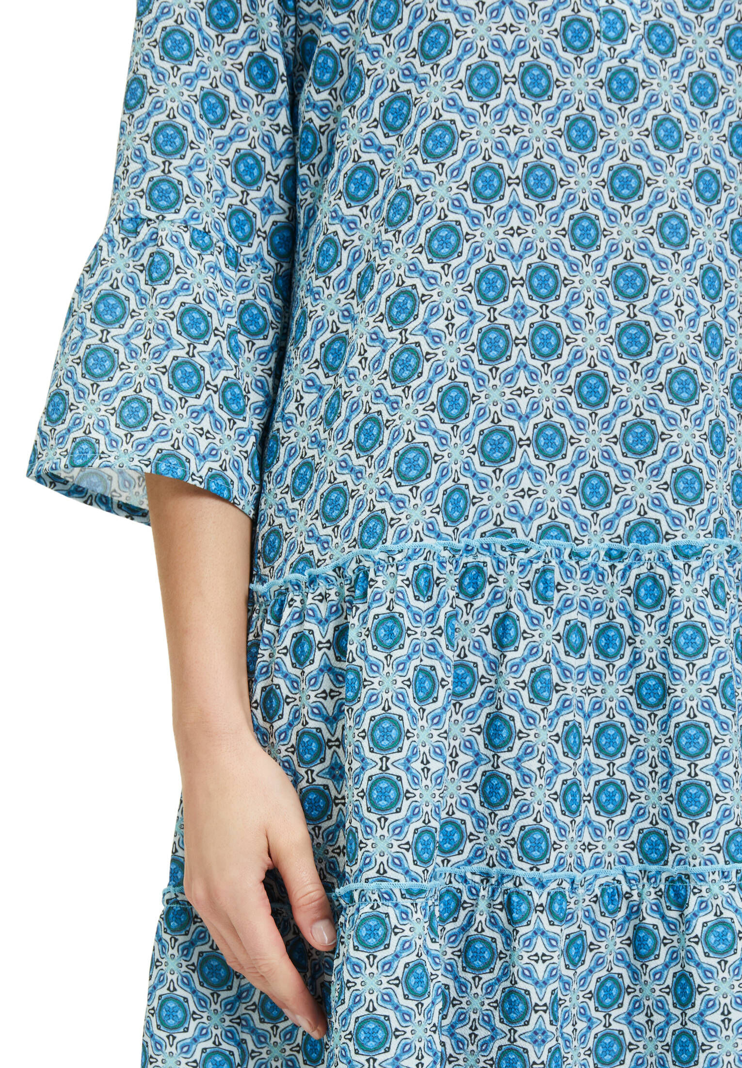 Cartoon| Damen Casual-Kleid mit Stufen