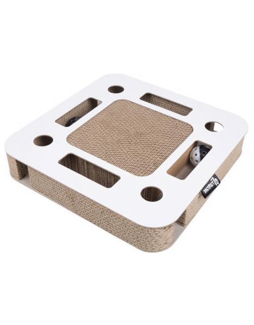 District 70 Spy - Kattenspeelgoed - 35x35x6 cm Wit