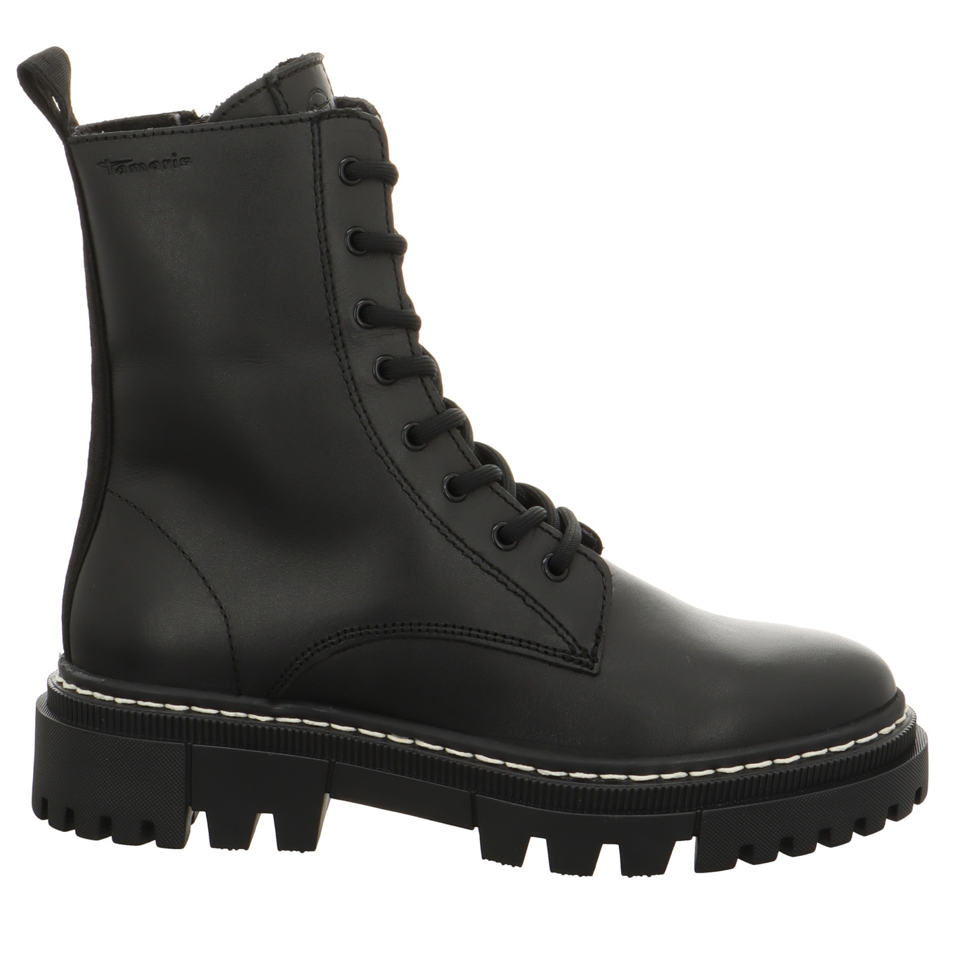 Schnürboots schwarz