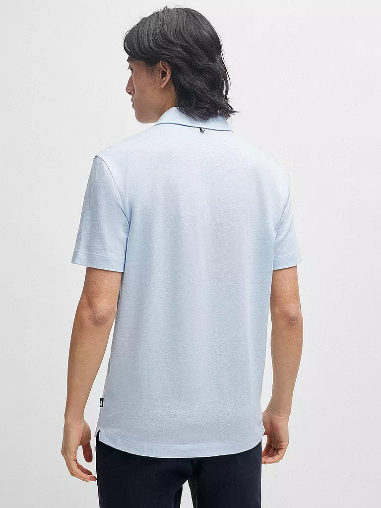 BOSS Poloshirt Regular FIt PRESS hellblau