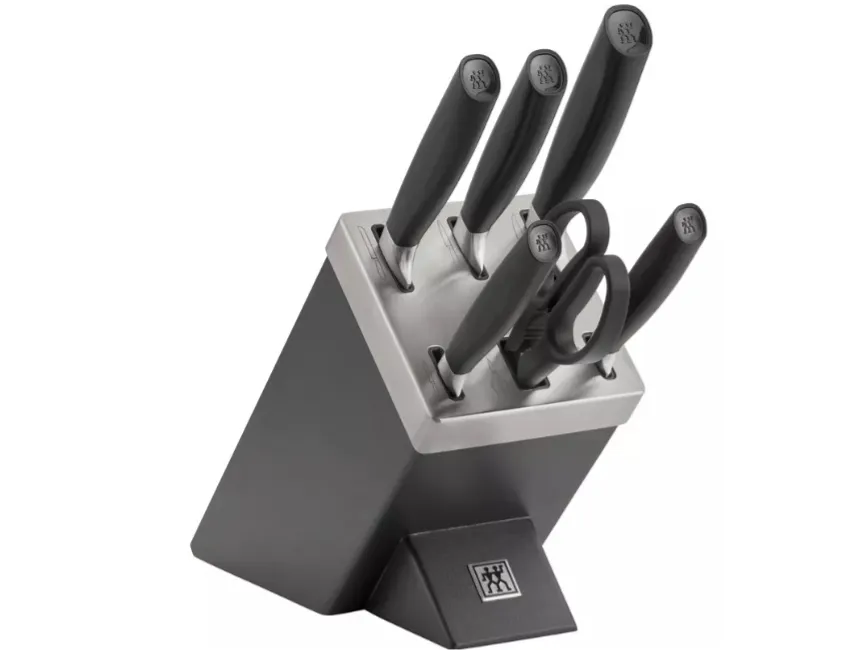 ZWILLING 33780-500-0, Knivsæt, Rustfrit stål, Plast, Grå, Sort, 2,87 kg