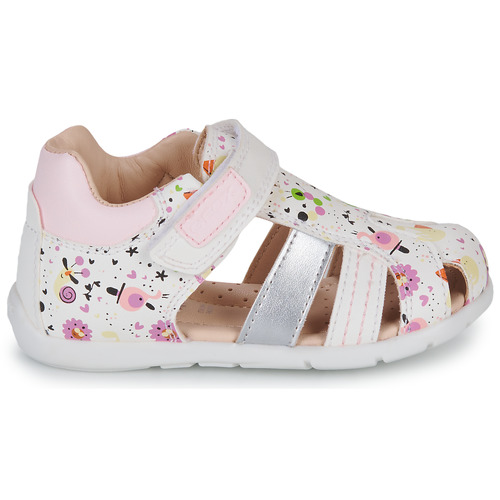 Geox - B ELTHAN GIRL D - Rose / Blanc