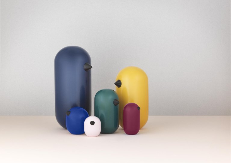 Normann Copenhagen Little Bird decoratie 3cm eiken