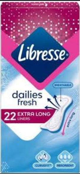 Libresse Inlegkruistjes Extra Long 22 stuks