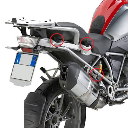 Support valises Givi à liaison rapide Monokey