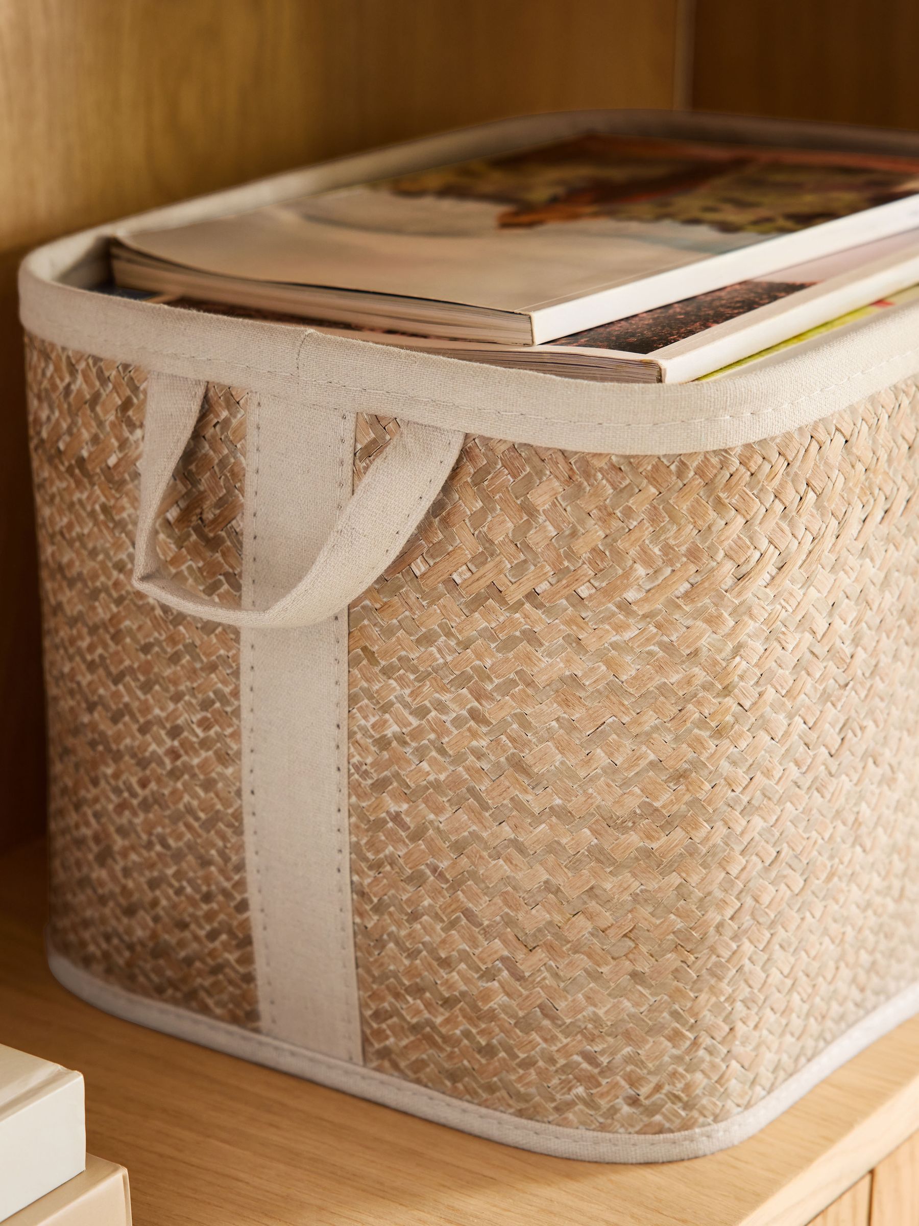 Herringbone Storage Basket