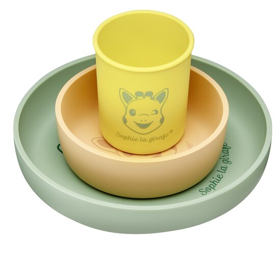 Set repas silicone Sophie la girafe   Pastel        de               Sophie La Girafe®