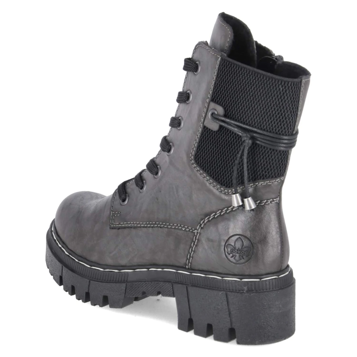 RiekerSchnürboots - grau