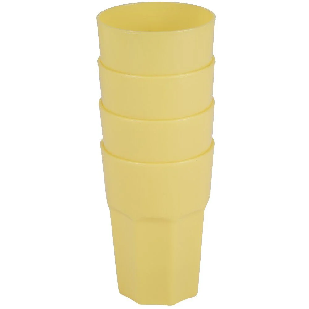 Gobelet en plastique couleur unie x 4
