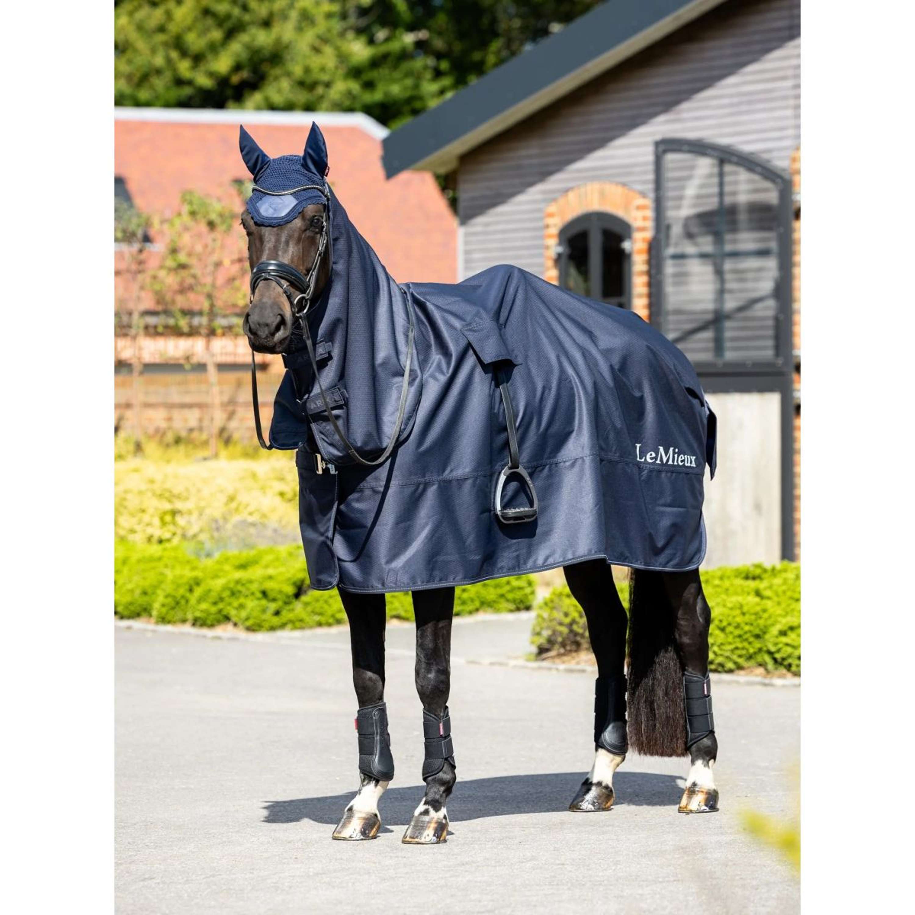 LeMieux Uitrijdeken Rain Navy