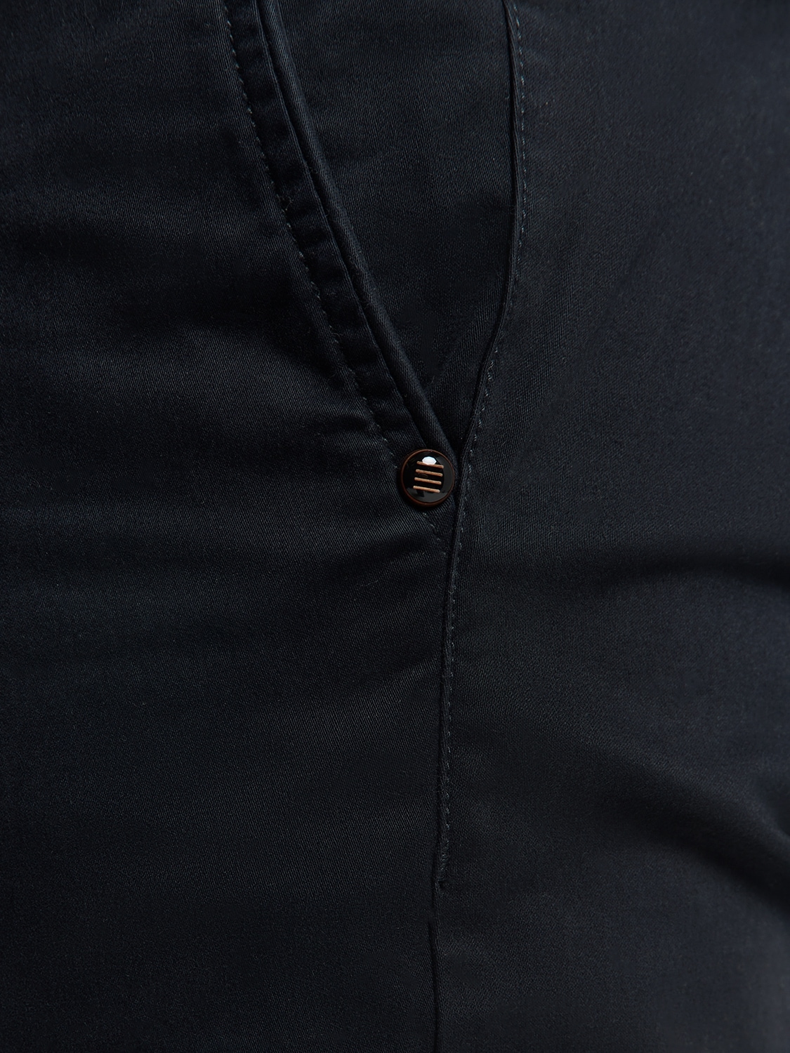 NO EXCESS Chinohose  mit Garmend-Dyed-Finish