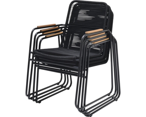 Lili stoel met touwdesign