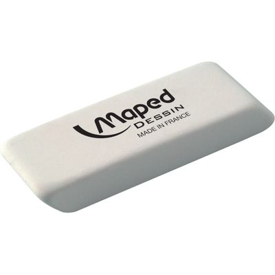 Maped - Gomme Dessin - blanche