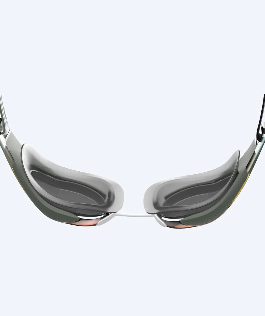 Speedo Elite svømmebriller - Fastskin Hyper Elite Mirror - Grøn/guld