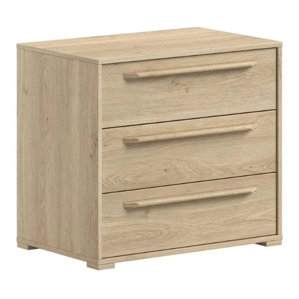 Ladekast Sammie 68x43x61cm - 3 lades - eikdecor