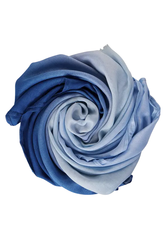 Modal Schal - water blue