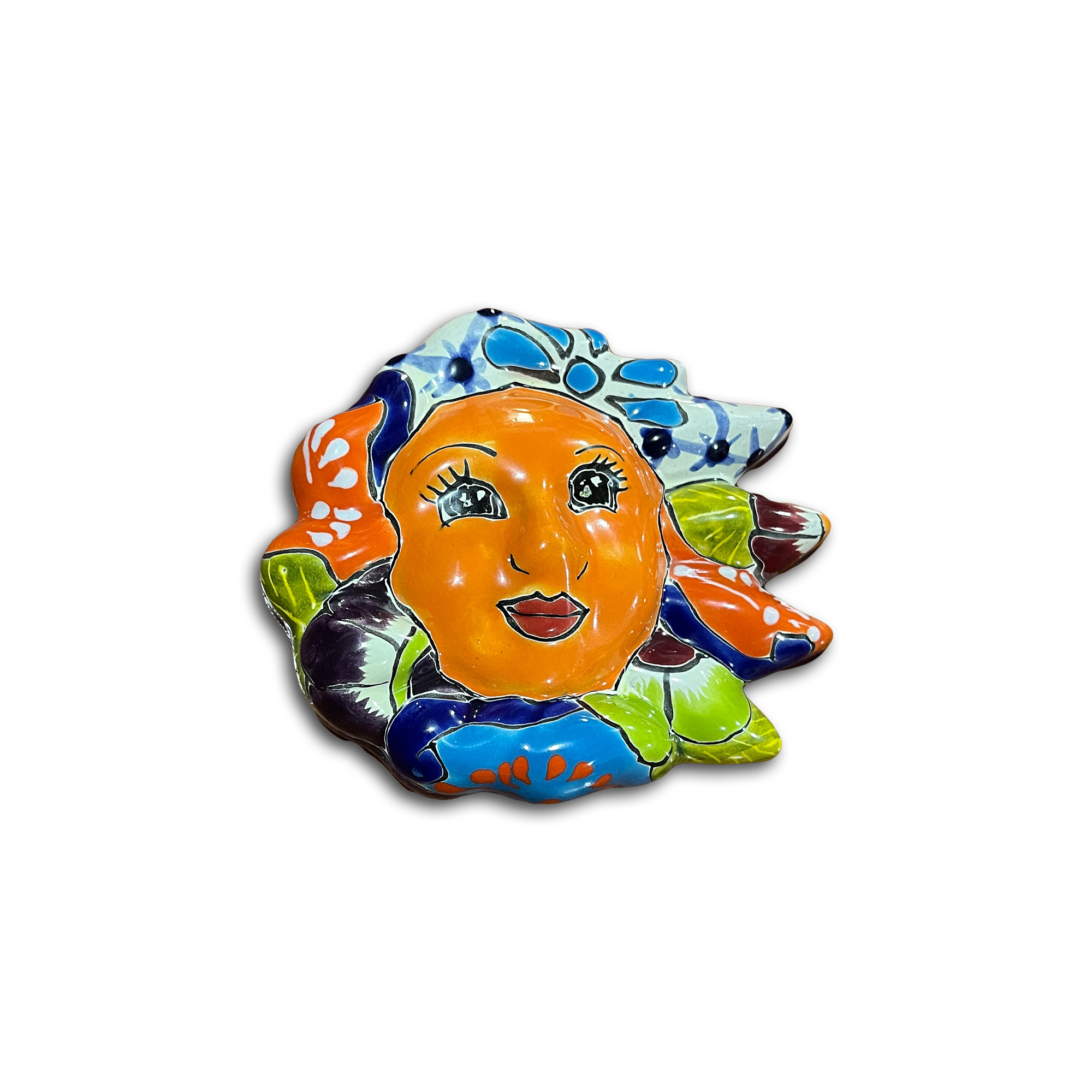 Keramik-Wandschmuck 'Sonne', multicolor, B  12 cm, H 10 cm, L 4 cm günstig bestellen
