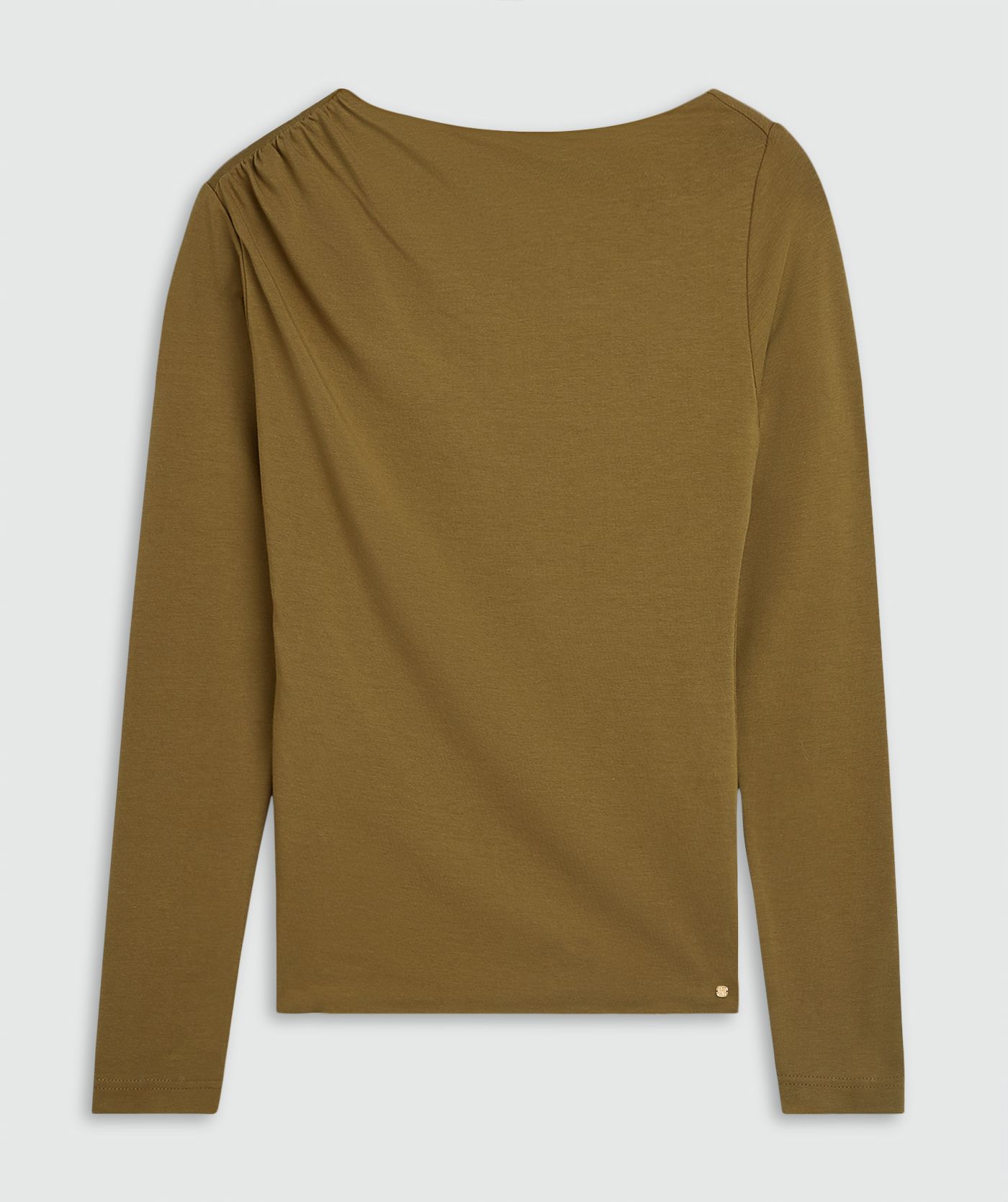 JV-LENIE slim fit top - olive green