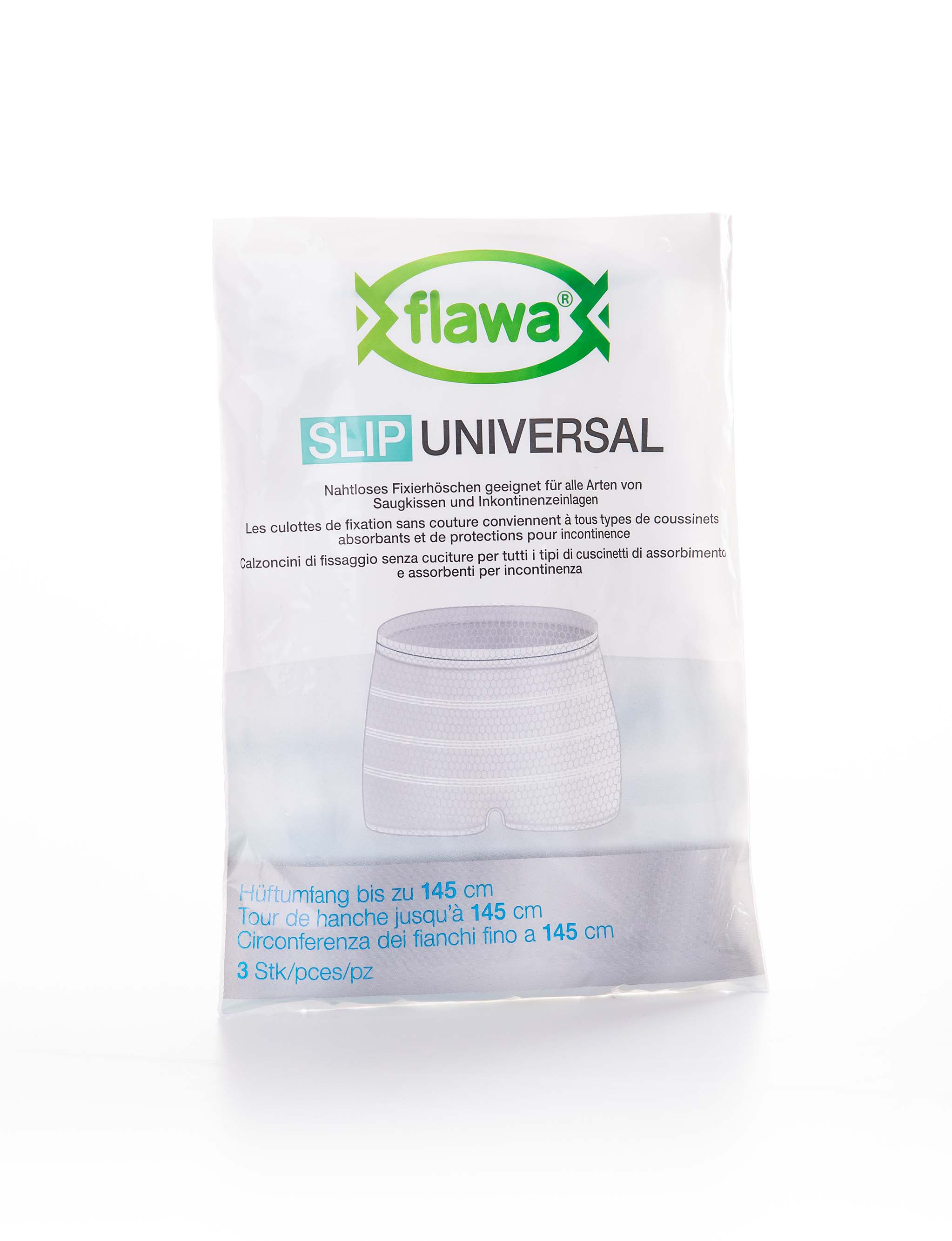 FLAWA Slip Universal Fixierhöschen -145cm Btl 3 Stk