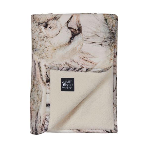 Mies & Co Under My Wings Teddy Wiegdeken Offwhite 70 x 100 cm